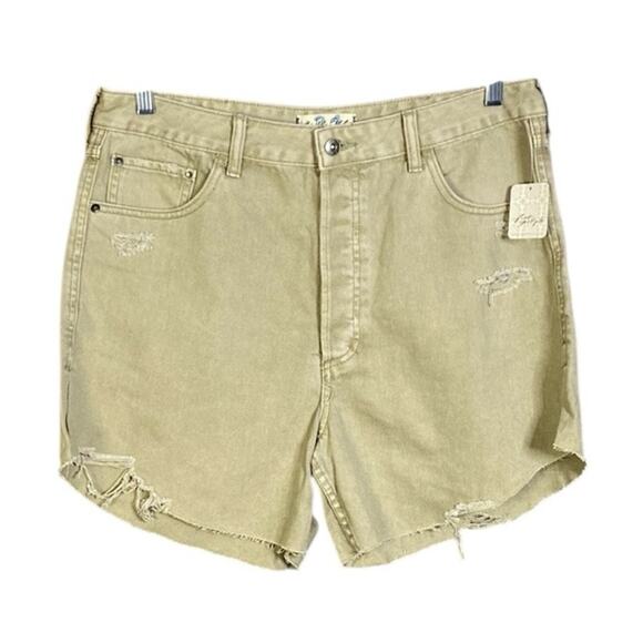 NWT Free People Baggy Tomboy Shorts in Cocoa Women's 31 - Picture 2 of 10